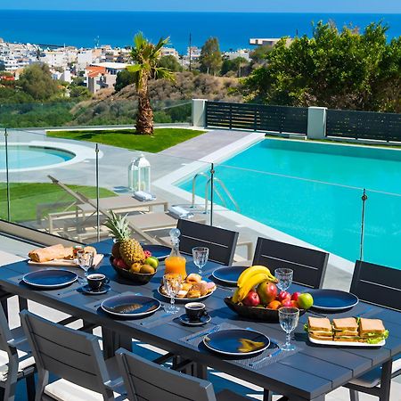 Orama Luxury Villa 4 Bedrooms With Private Pool Limenas Chersonisou Exterior foto