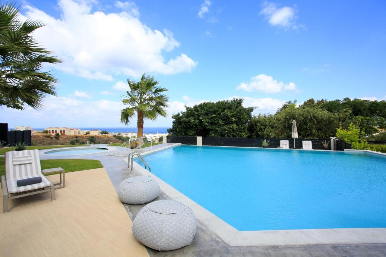 Orama Luxury Villa 4 Bedrooms With Private Pool Limenas Chersonisou Exterior foto