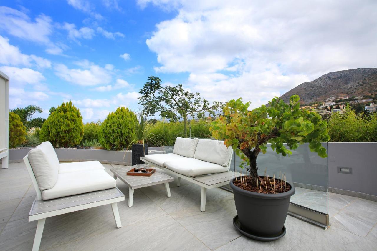 Orama Luxury Villa 4 Bedrooms With Private Pool Limenas Chersonisou Exterior foto
