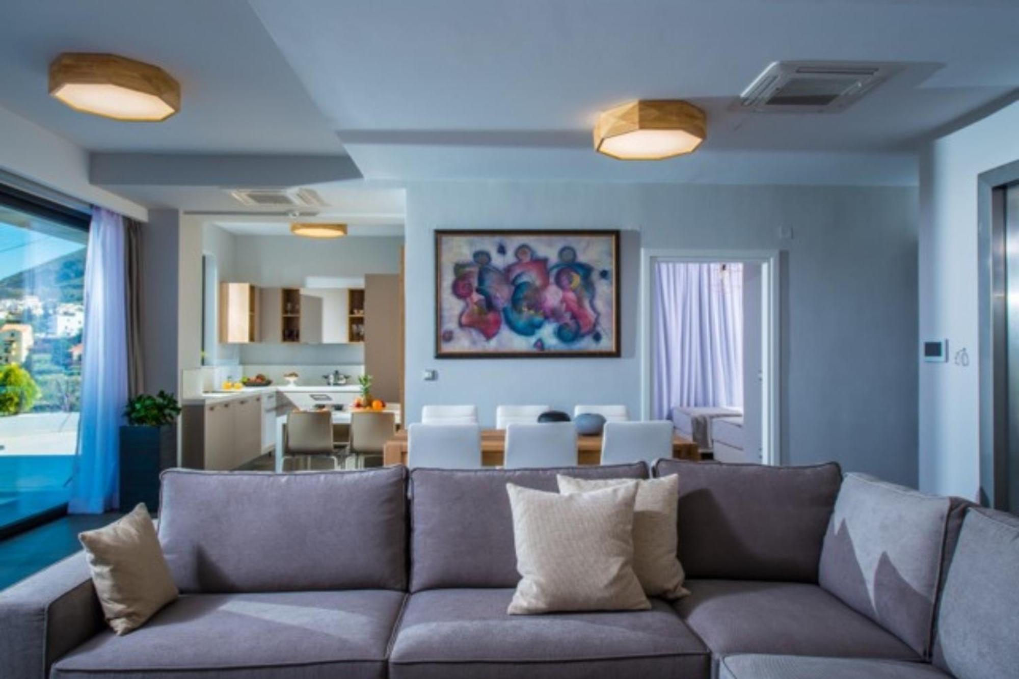 Orama Luxury Villa 4 Bedrooms With Private Pool Limenas Chersonisou Exterior foto