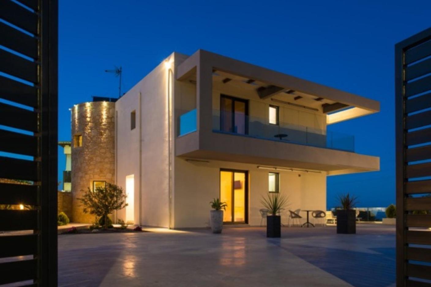 Orama Luxury Villa 4 Bedrooms With Private Pool Limenas Chersonisou Exterior foto