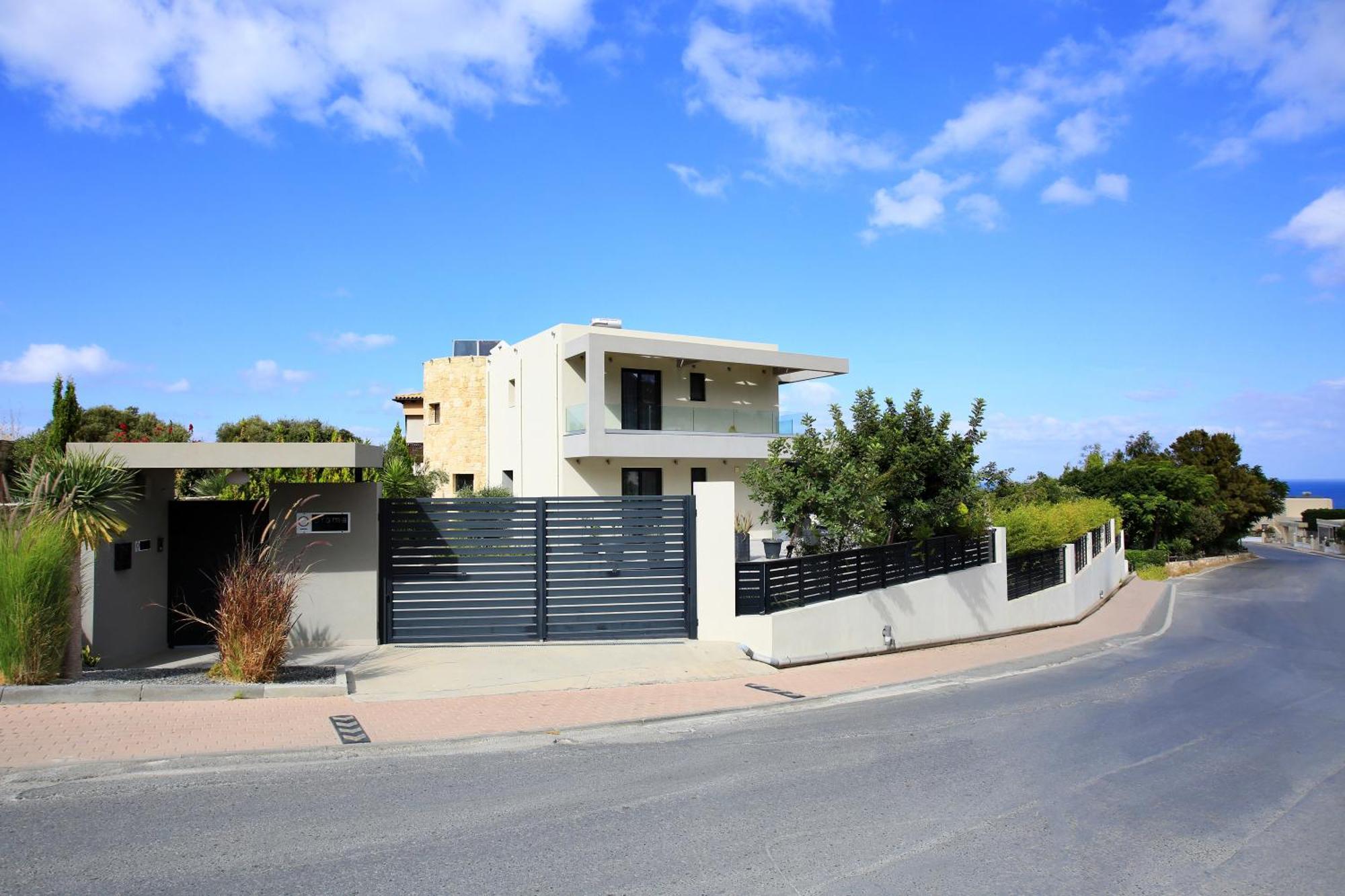 Orama Luxury Villa 4 Bedrooms With Private Pool Limenas Chersonisou Exterior foto