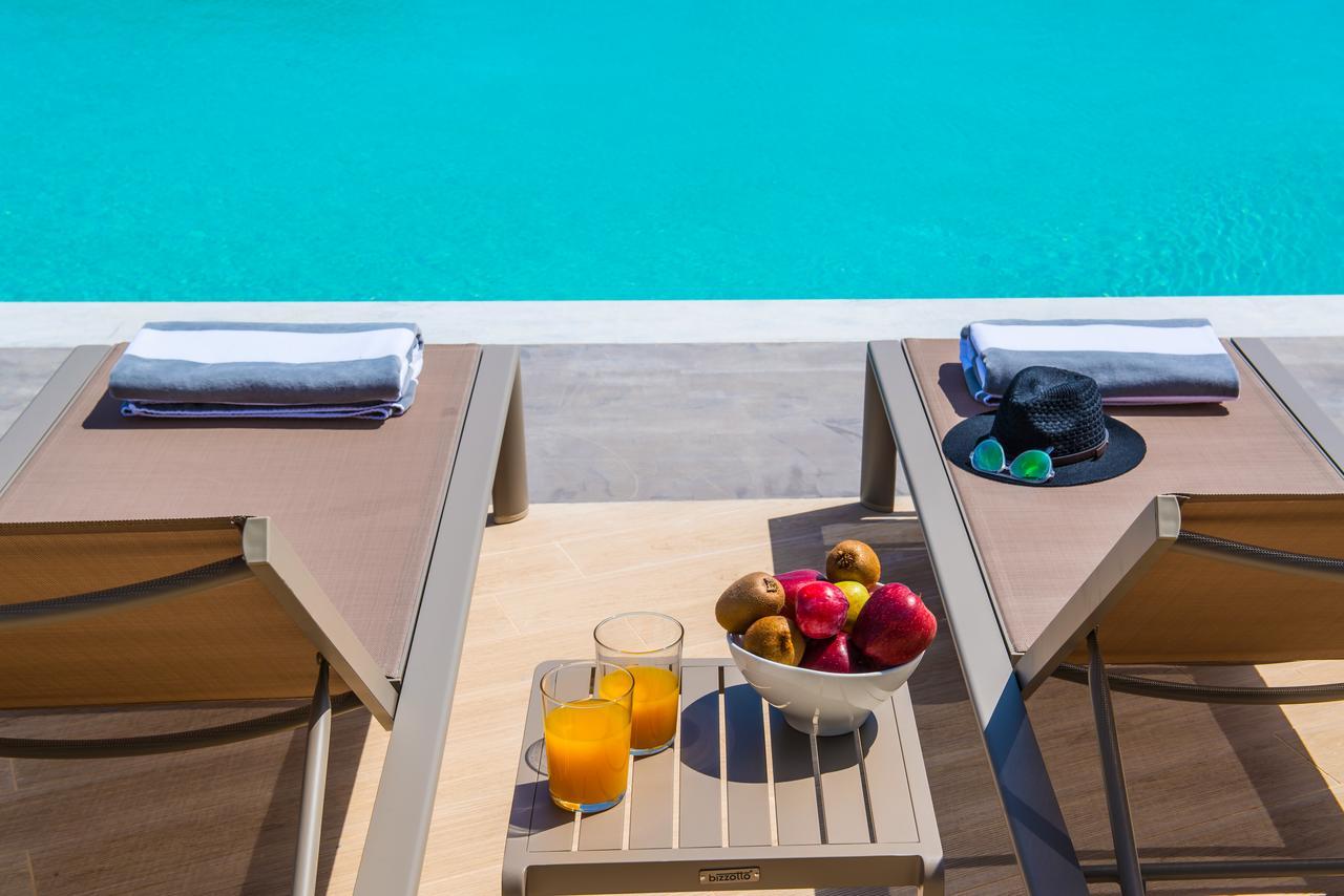 Orama Luxury Villa 4 Bedrooms With Private Pool Limenas Chersonisou Exterior foto